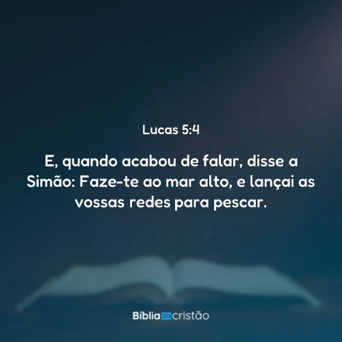 Lucas 5:4