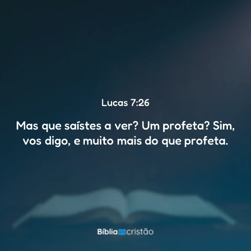 Lucas 7:26