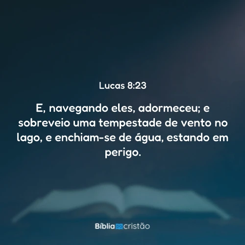 Lucas 8:23