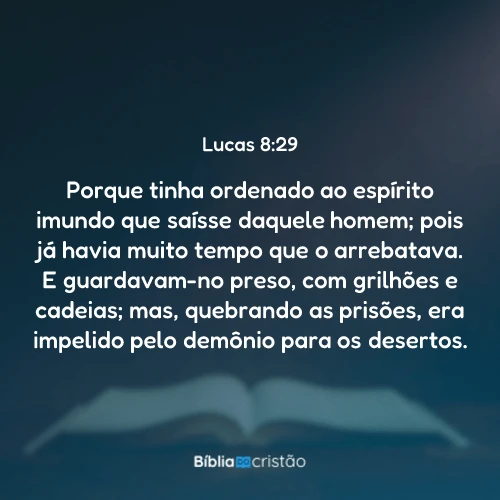 Lucas 8:29