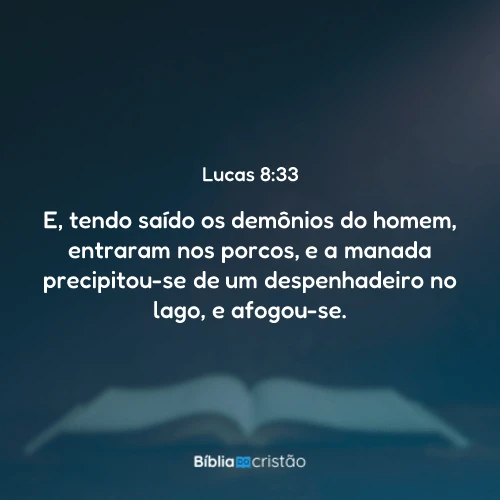Lucas 8:33