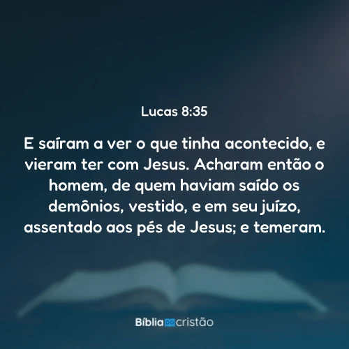 Lucas 8:35