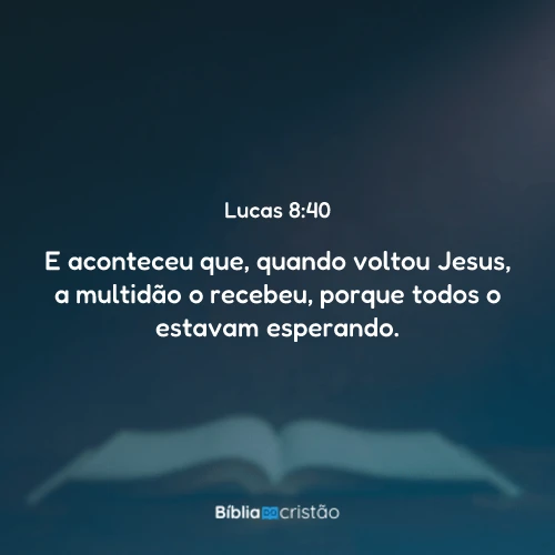 Lucas 8:40