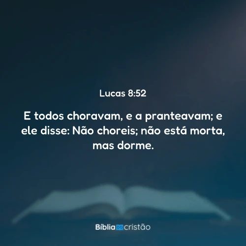 Lucas 8:52