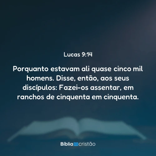 Lucas 9:14