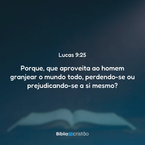 Lucas 9:25