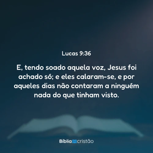 Lucas 9:36