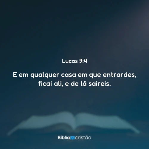 Lucas 9:4