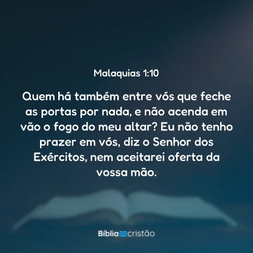 Malaquias 1:10