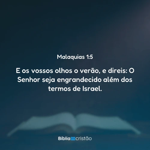 Malaquias 1:5
