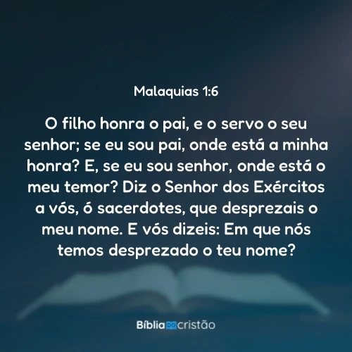 Malaquias 1:6