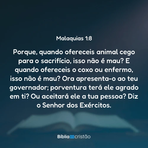 Malaquias 1:8