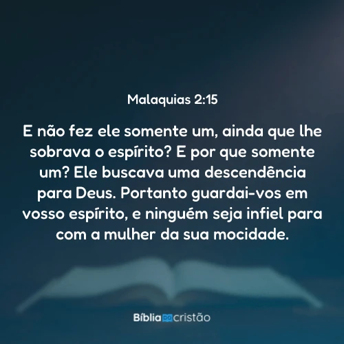 Malaquias 2:15