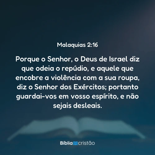 Malaquias 2:16