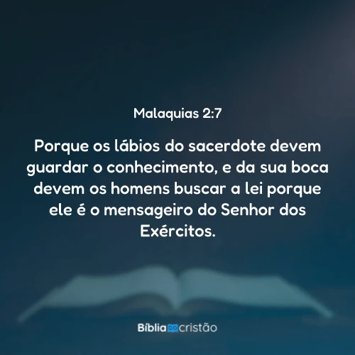 Malaquias 2:7