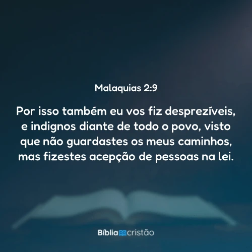Malaquias 2:9