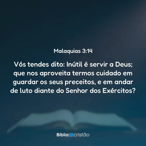 Malaquias 3:14