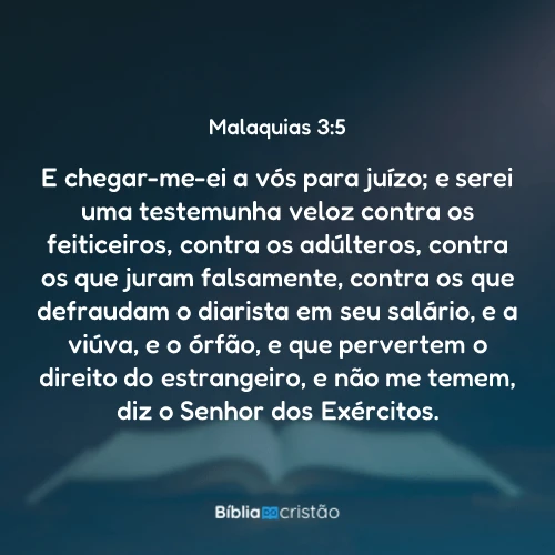Malaquias 3:5