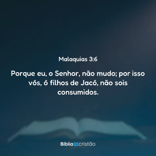 Malaquias 3:6