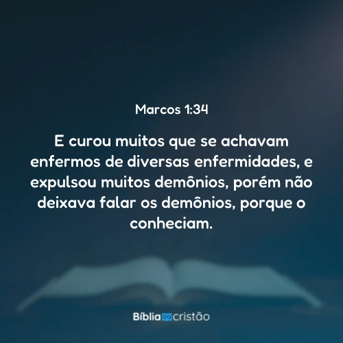 Marcos 1:34