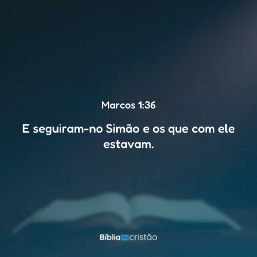 Marcos 1:36