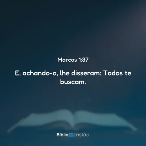 Marcos 1:37