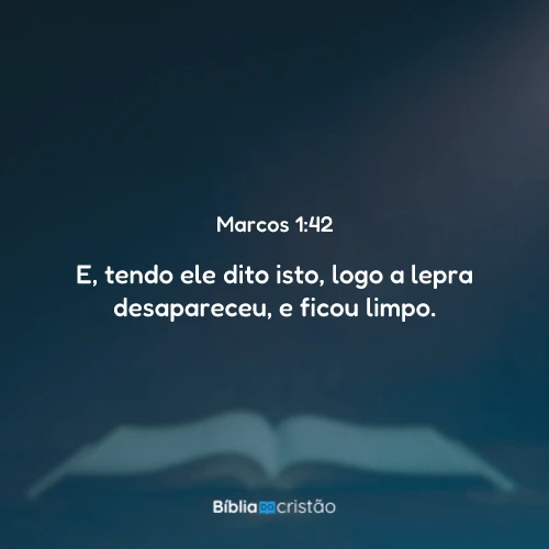 Marcos 1:42