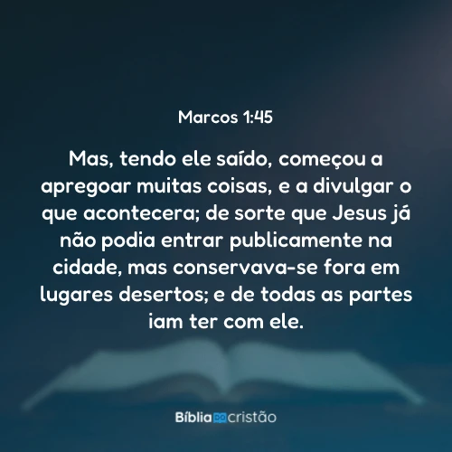 Marcos 1:45