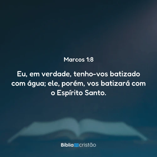 Marcos 1:8