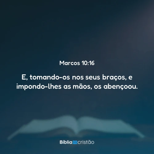 Marcos 10:16