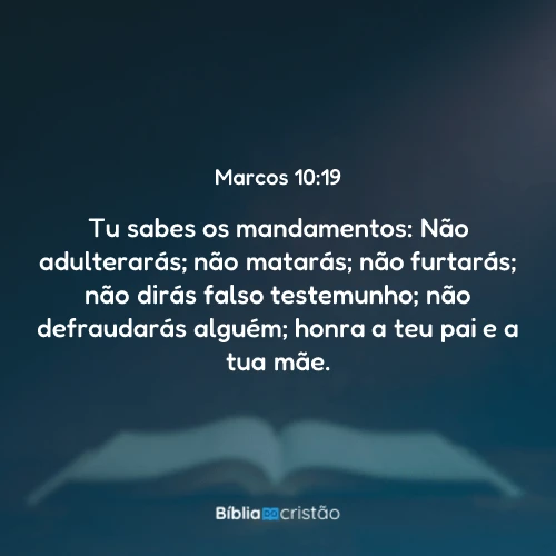Marcos 10:19