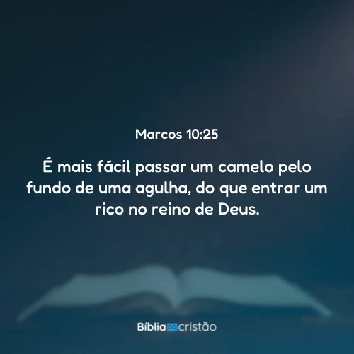 Marcos 10:25