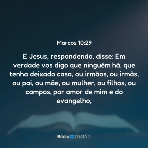 Marcos 10:29