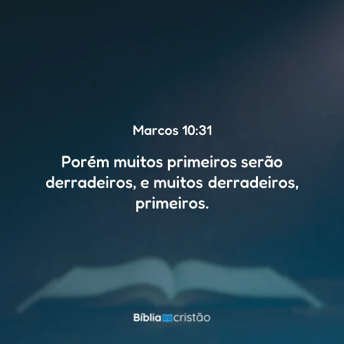 Marcos 10:31