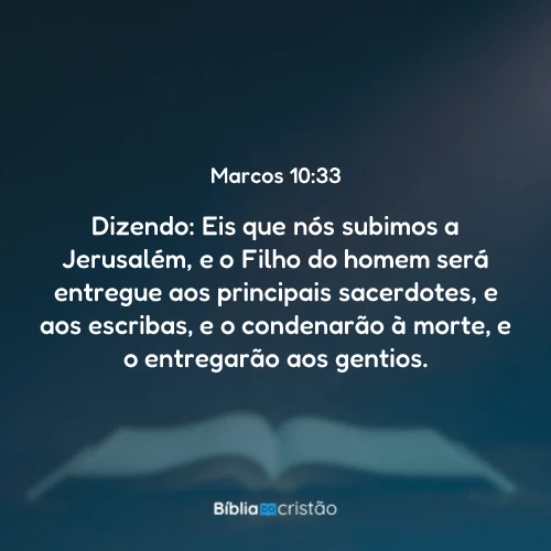 Marcos 10:33