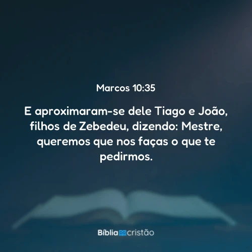 Marcos 10:35
