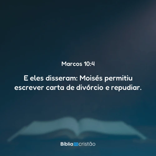 Marcos 10:4