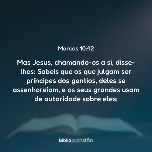 Marcos 10:42