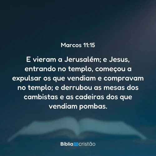 Marcos 11:15