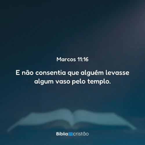 Marcos 11:16