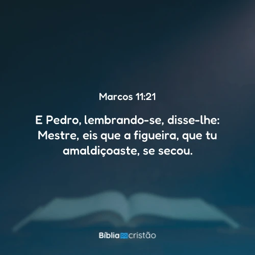Marcos 11:21
