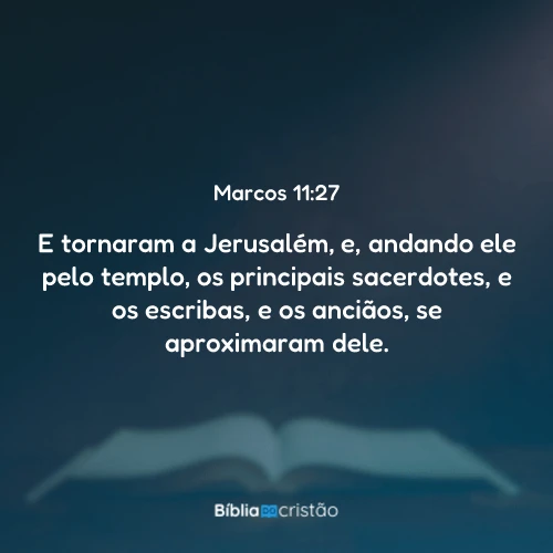 Marcos 11:27