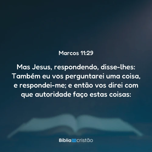 Marcos 11:29