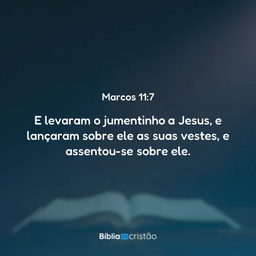 Marcos 11:7