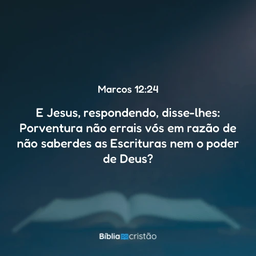 Marcos 12:24
