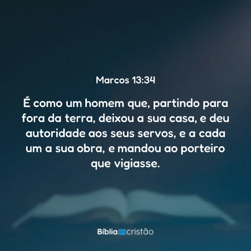 Marcos 13:34