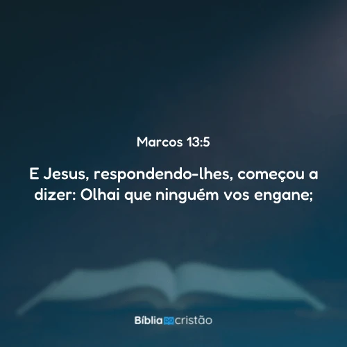 Marcos 13:5