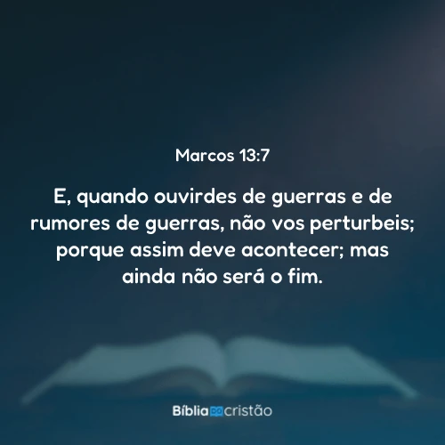 Marcos 13:7