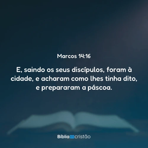 Marcos 14:16