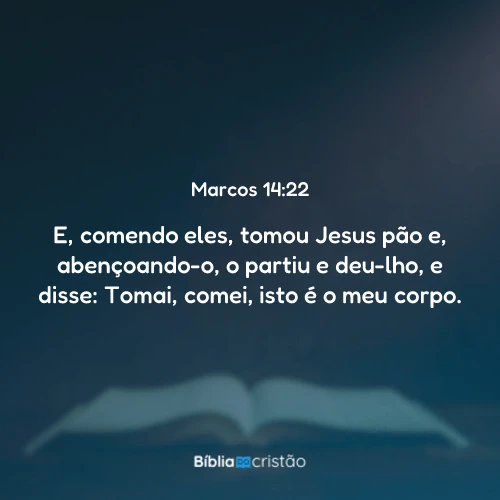 Marcos 14:22